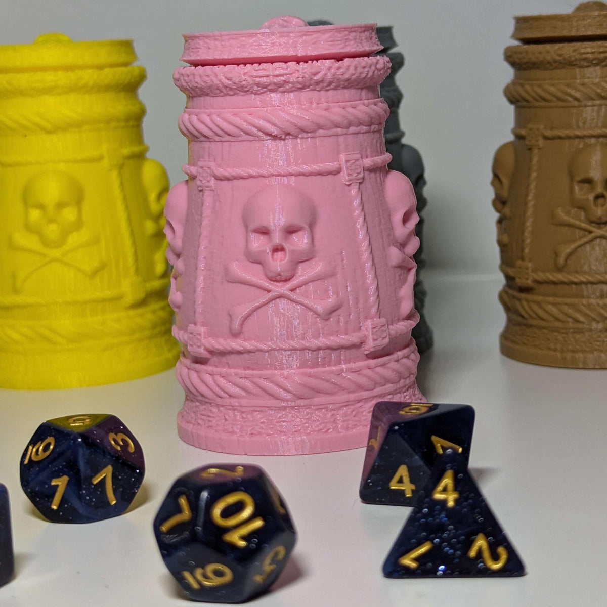 
Pirate Dice Cup – 3D Printed Dice Roller and Storage Vault for DnD, TTRPG, Pirate Gift for Tabletop Gamers and Dungeons and Dragons FatesEnd — Etsy photo 8