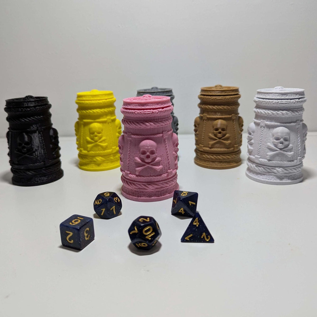 
Pirate Dice Cup – 3D Printed Dice Roller and Storage Vault for DnD, TTRPG, Pirate Gift for Tabletop Gamers and Dungeons and Dragons FatesEnd — Etsy photo 9