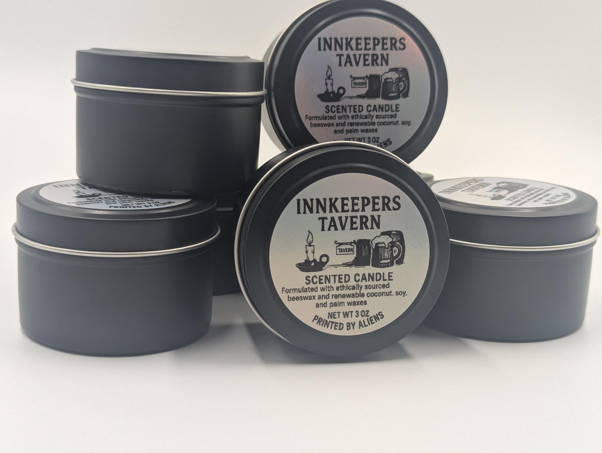 
Innkeepers Tavern Scented 3oz Beeswax Hand Poured Candle
