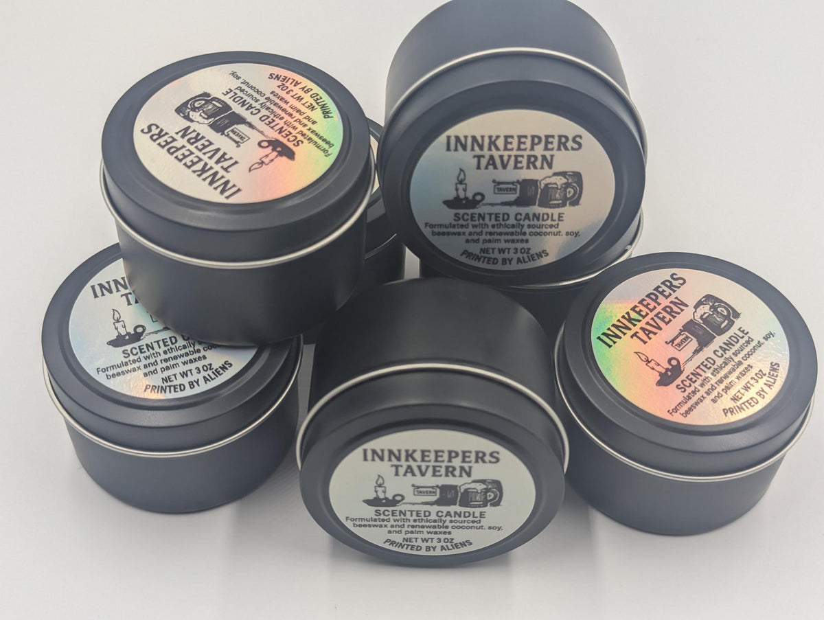 
Innkeepers Tavern Scented 3oz Beeswax Hand Poured Candle