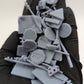 
37pc Road Signs (Basing Bits 2.0) 28mm/32mm TTRPG 40K Post-apoc Wargaming Basing Materials Dystopian City Road Sign Scenery ElementsZbW