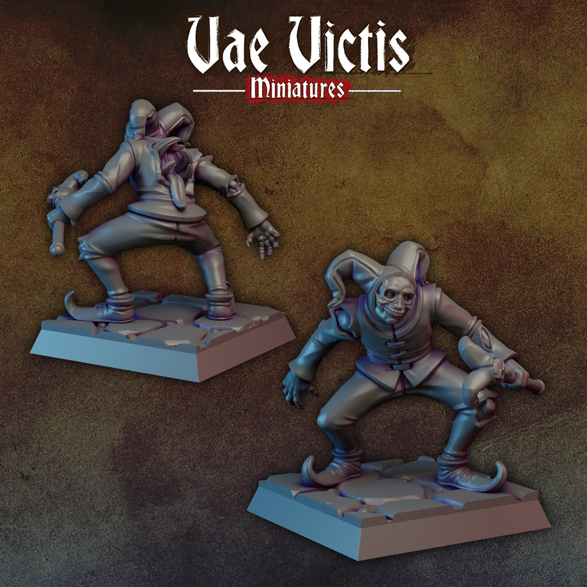 
Corrupted Jester Miniature DnD Dungeons and Dragons 28mm/32mm DnD Monster Plague Warrior TTRPG Wargame Miniature Fantasy figurine Jester