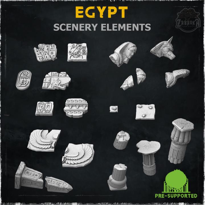 
21pc Egypt Scenery Elements terrain
