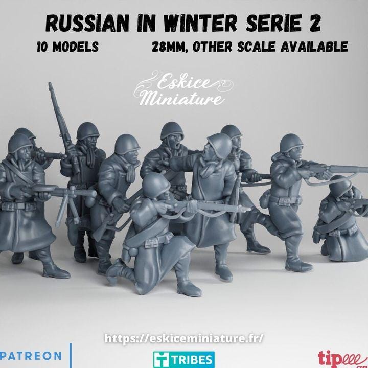 
Russian Winter Infantry Serie 2 Etsy photo 1
