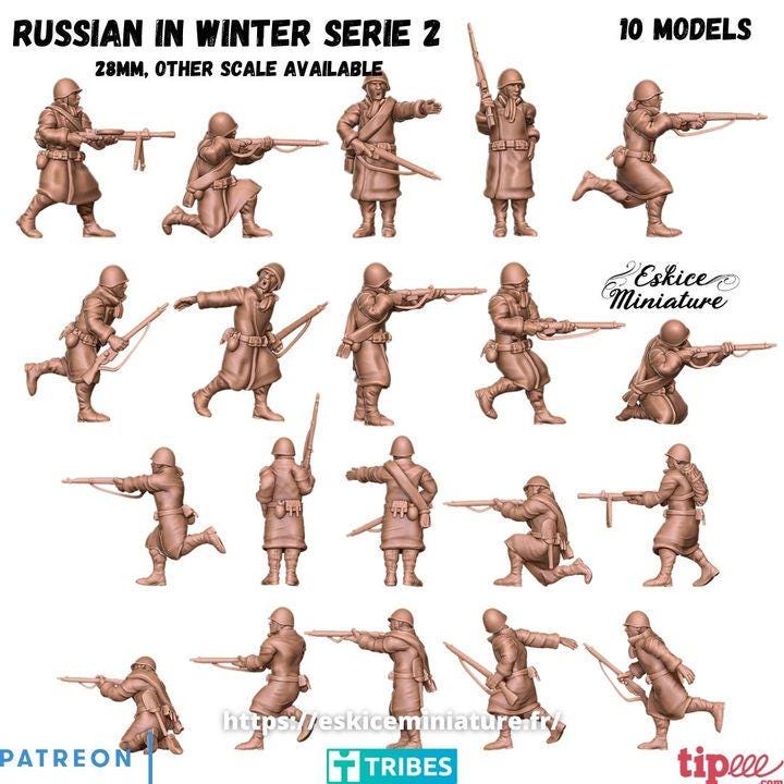 
Russian Winter Infantry Serie 2 Etsy photo 2