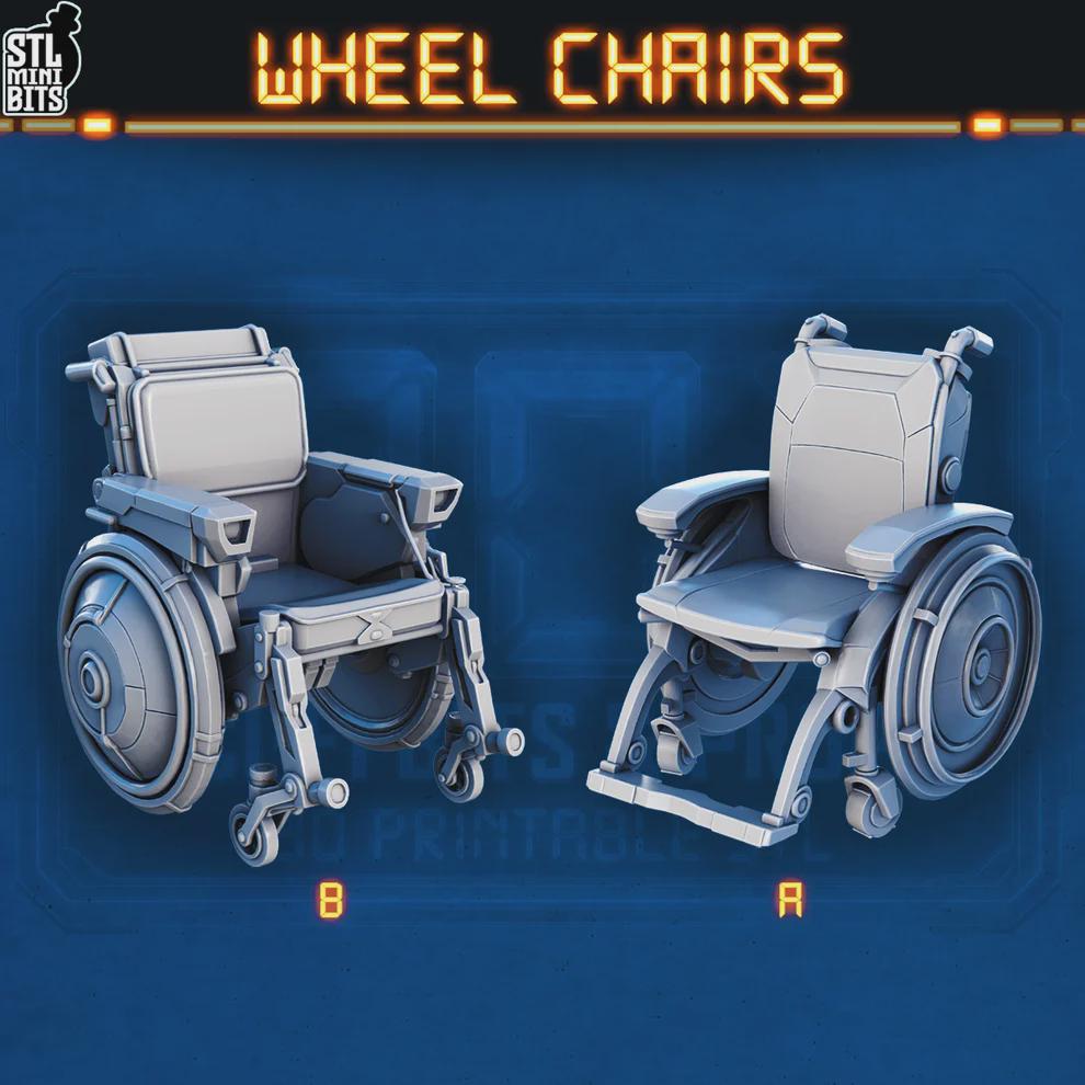 
Sci-fi wheelchair miniatures