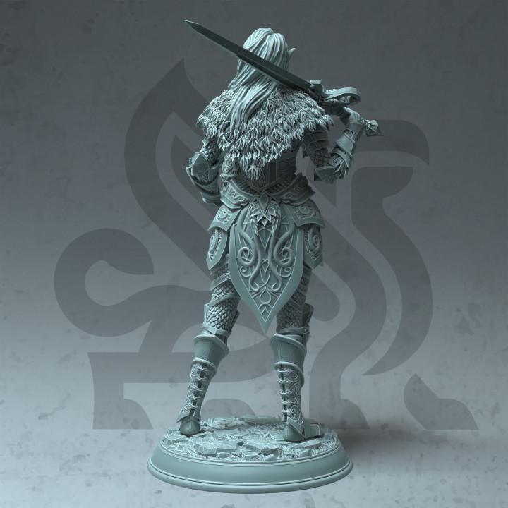 
Fey elf paladin miniature view 2