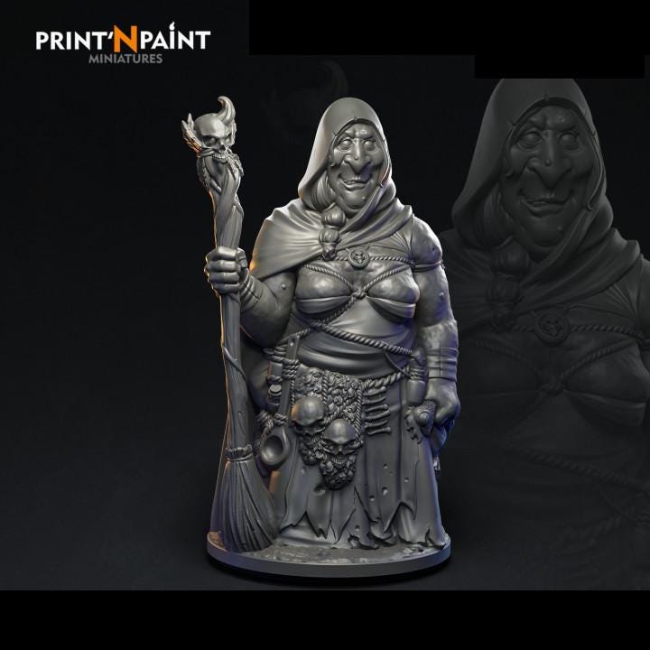 
Crone Witch miniature image 1