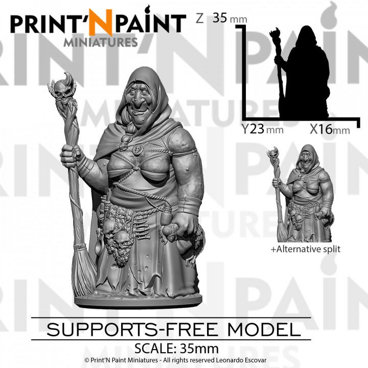 
Crone Witch miniature image 2