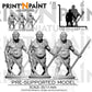 
Three mutant warriors miniature alternate view