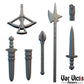 
Medieval weapons selection pack