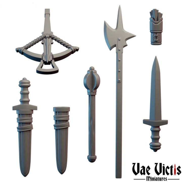 
Medieval weapons selection pack
