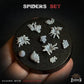 
14 piece spider and egg scatter terrain, alternate