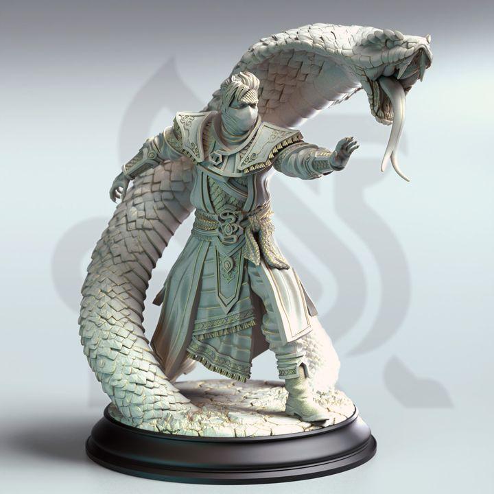 
Yin Zhu Snake Conjurer miniature, view 2