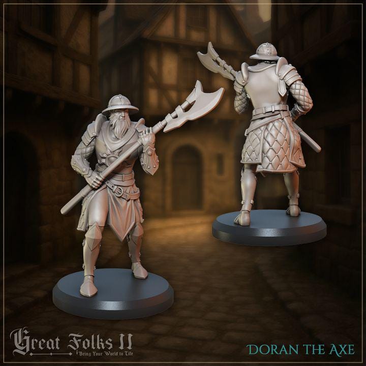
The Quellers Armored Guards miniature set