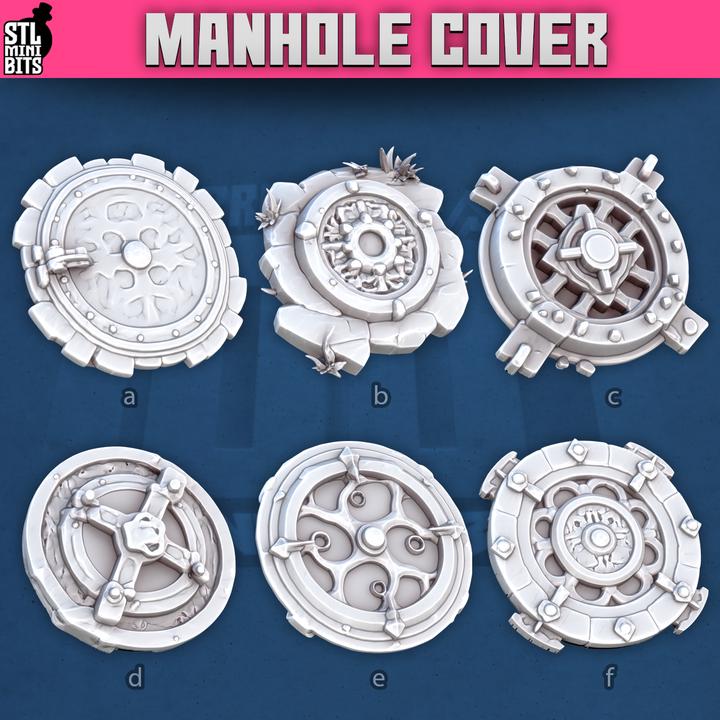 
Manhole cover scatter terrain