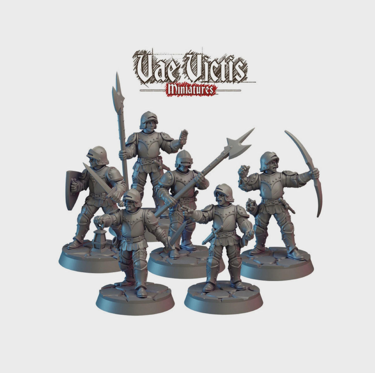
Vae Victis human guards miniature set