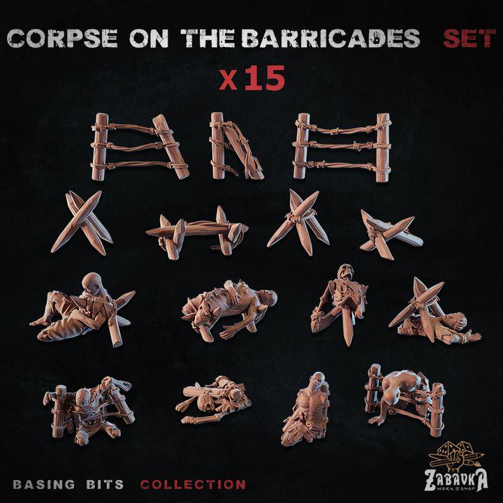 
15 piece corpse barricade terrain set