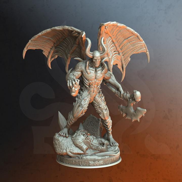 
Demon Lord of Ash miniature