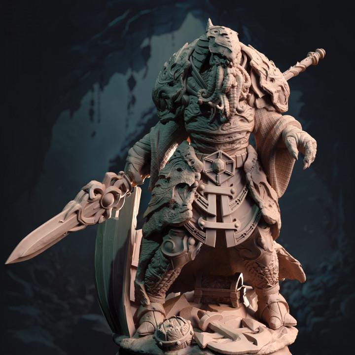 
Deep Sea Aberration Guard Ahznagol miniature
