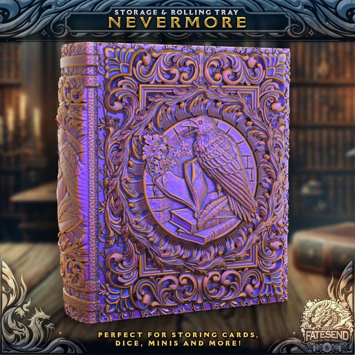 
Nevermore Tome dice vault