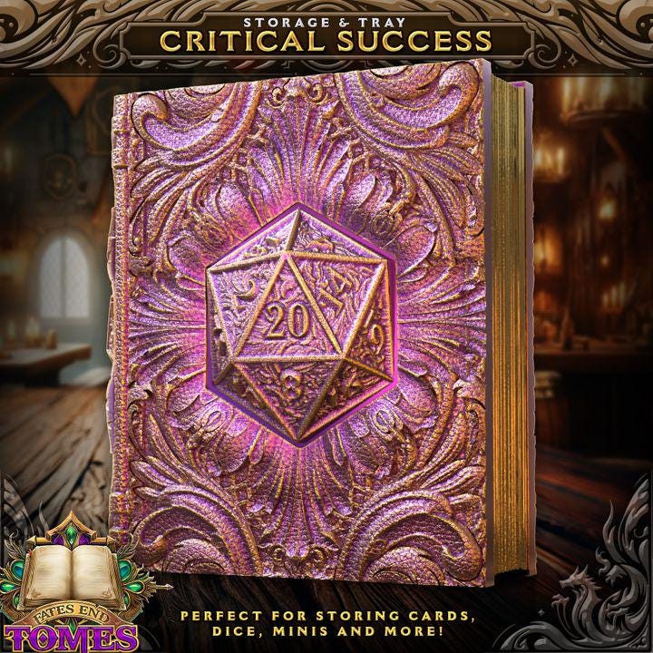 
Crit Tome dice vault