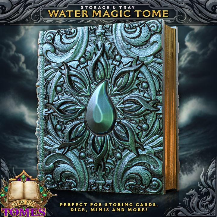 
Water Magic Tome dice vault