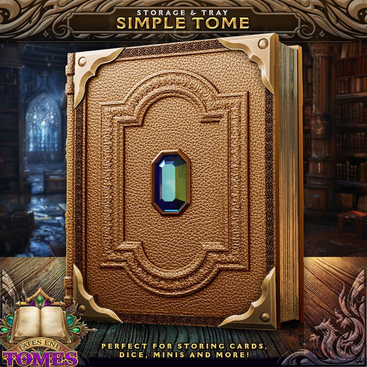 
Simple Spellbook dice vault