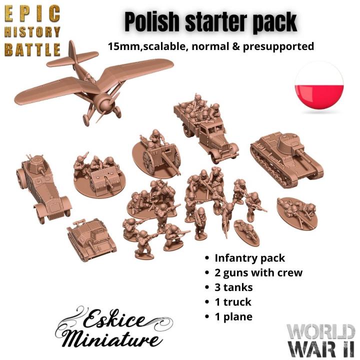 
33 piece World War II Polish starter army pack