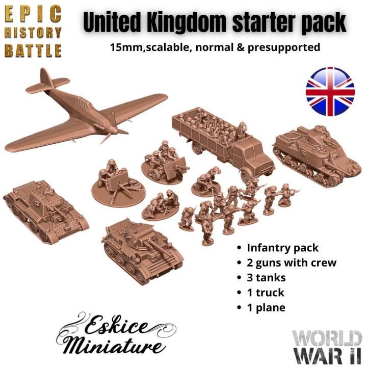 
29 piece World War II British starter army pack