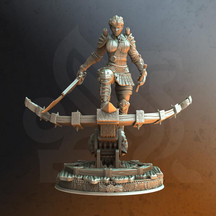 
Female Warrior Frida Lars miniature