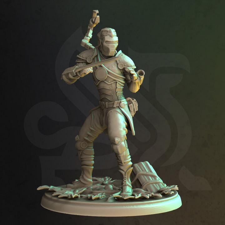 
Robot Knight Commander Henry miniature