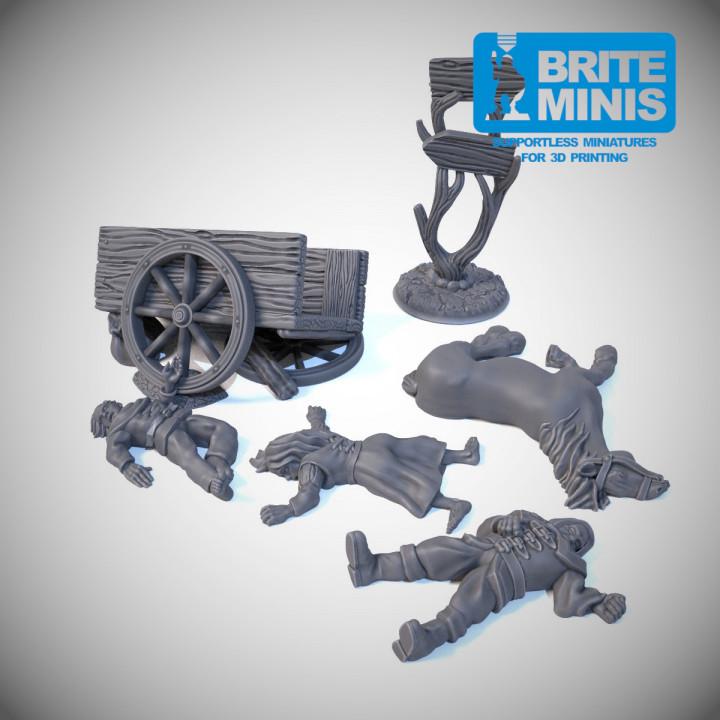 
Death on the Road scatter terrain set