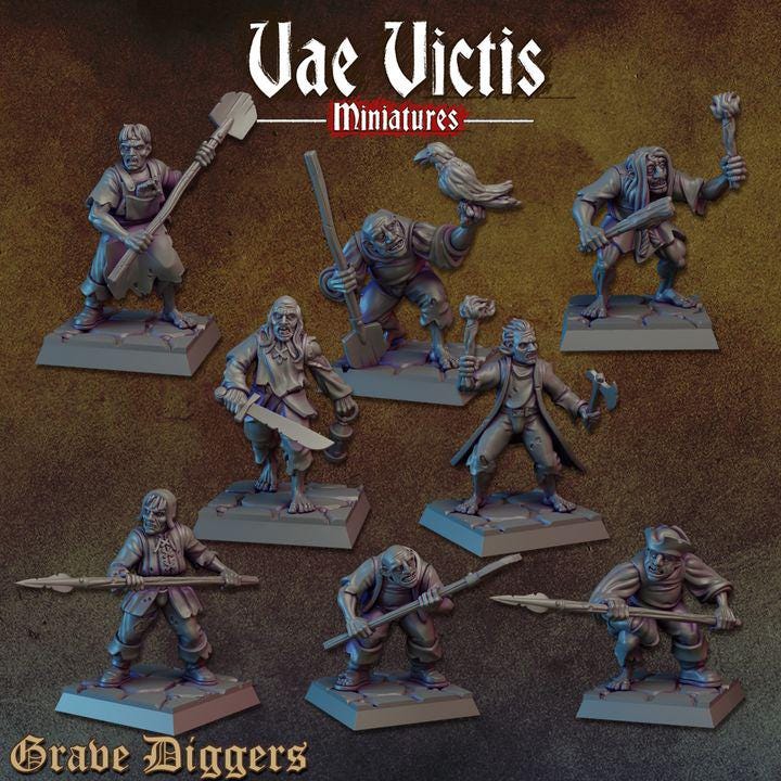 
8-piece Servitor miniature set