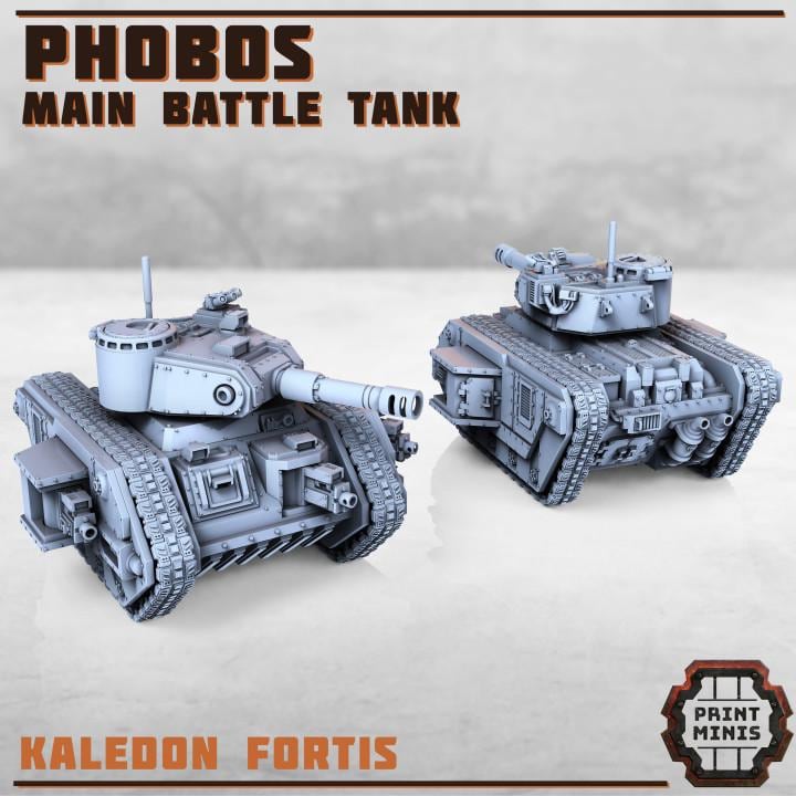 
Phobos Main Battle Tank miniature, Etsy listing photo 1