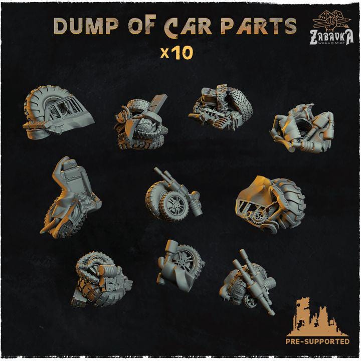
10pc Dump of Car Parts basing bits Etsy listing image