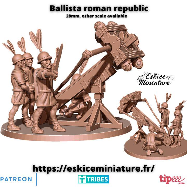 
Roman Republic ballista miniature