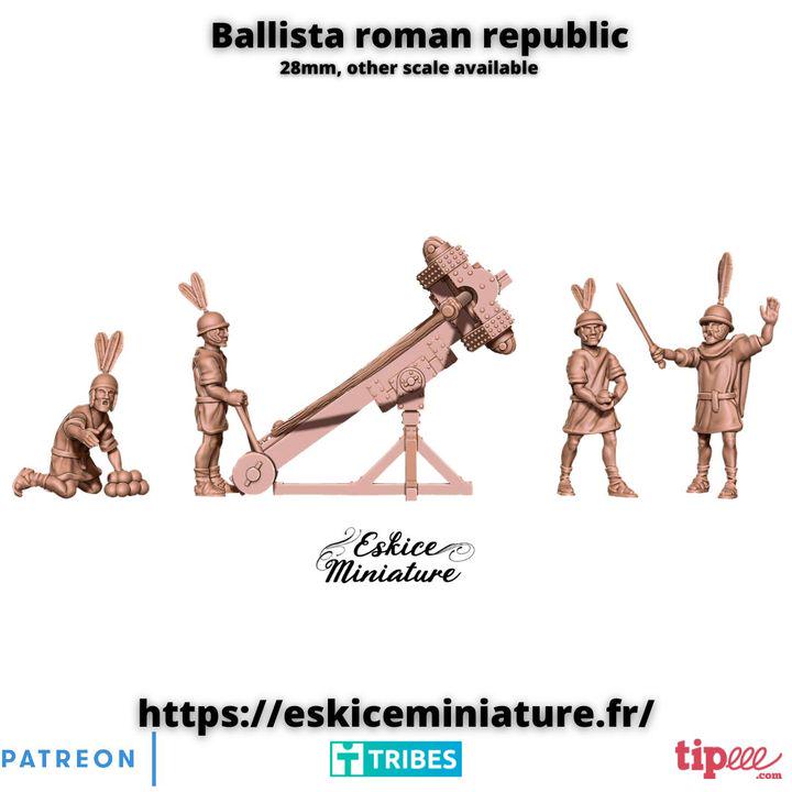 
Roman Republic ballista miniature