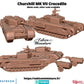 
Churchill MkVII Crocodile flame tank with trailer miniature