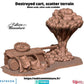 
Destroyed cart scatter terrain miniature