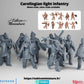
Carolingian early medieval warriors miniature set