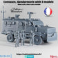 
Centaure Gendarmerie armored vehicle miniature