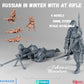 
Russian winter infantryman with anti-tank rifle miniature