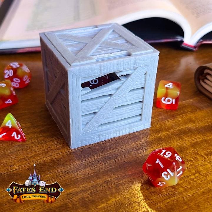 
Wooden crate dice jail alternate view