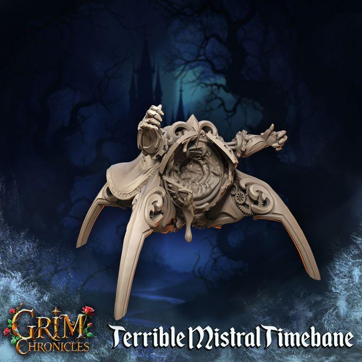 
Terrible Mistral Timebane miniature by Great Grimoire