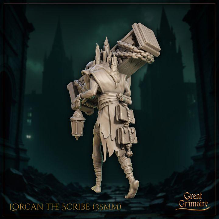 
Lorcan the Scribe miniature, view 2