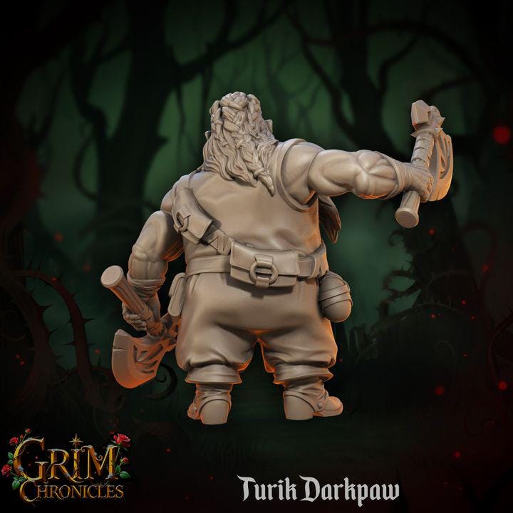 
Turik Darkpaw miniature, view 2