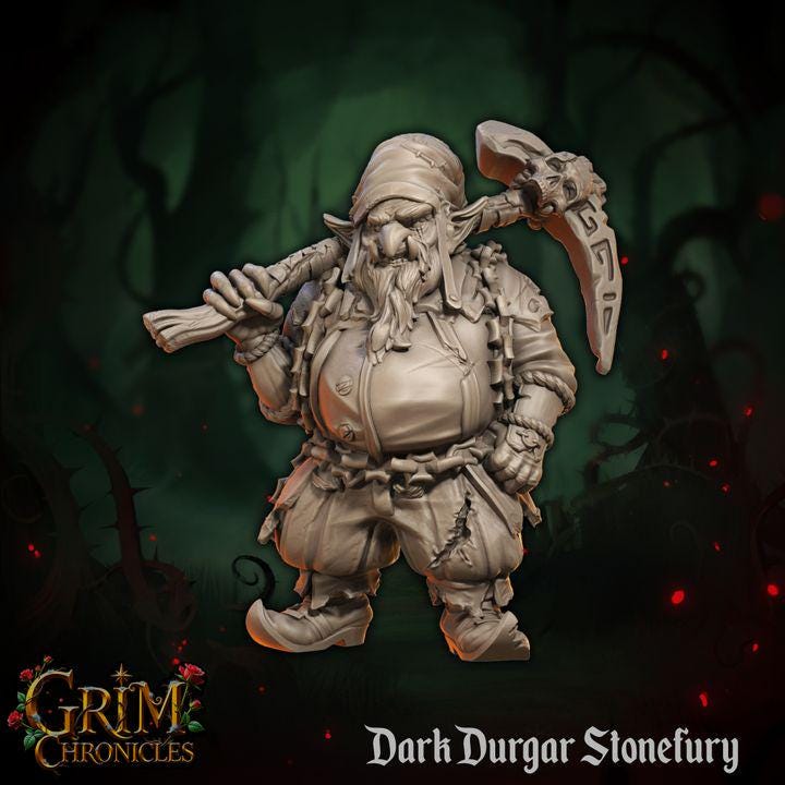 
Dark Durgar Stonefury miniature, view 1