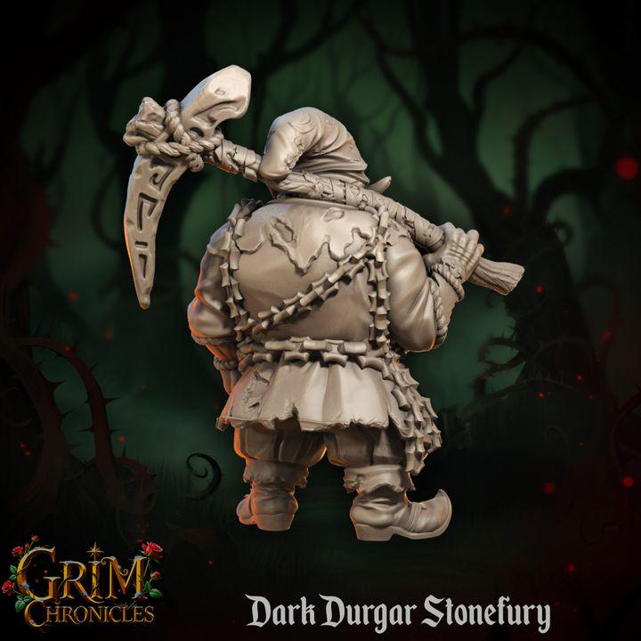 
Dark Durgar Stonefury miniature, view 2