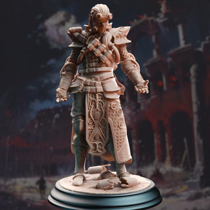 
High Elf Chaos Artificer miniature, view 1